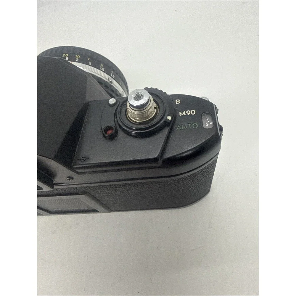 Vintage Nikon EM Black SLR Film Camera with Nikon Lens